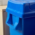 thumbnail image 4 of United Solutions 23 Gallon Highboy Waste Container with Swing Lid, Recycle Blue, 4 of 9