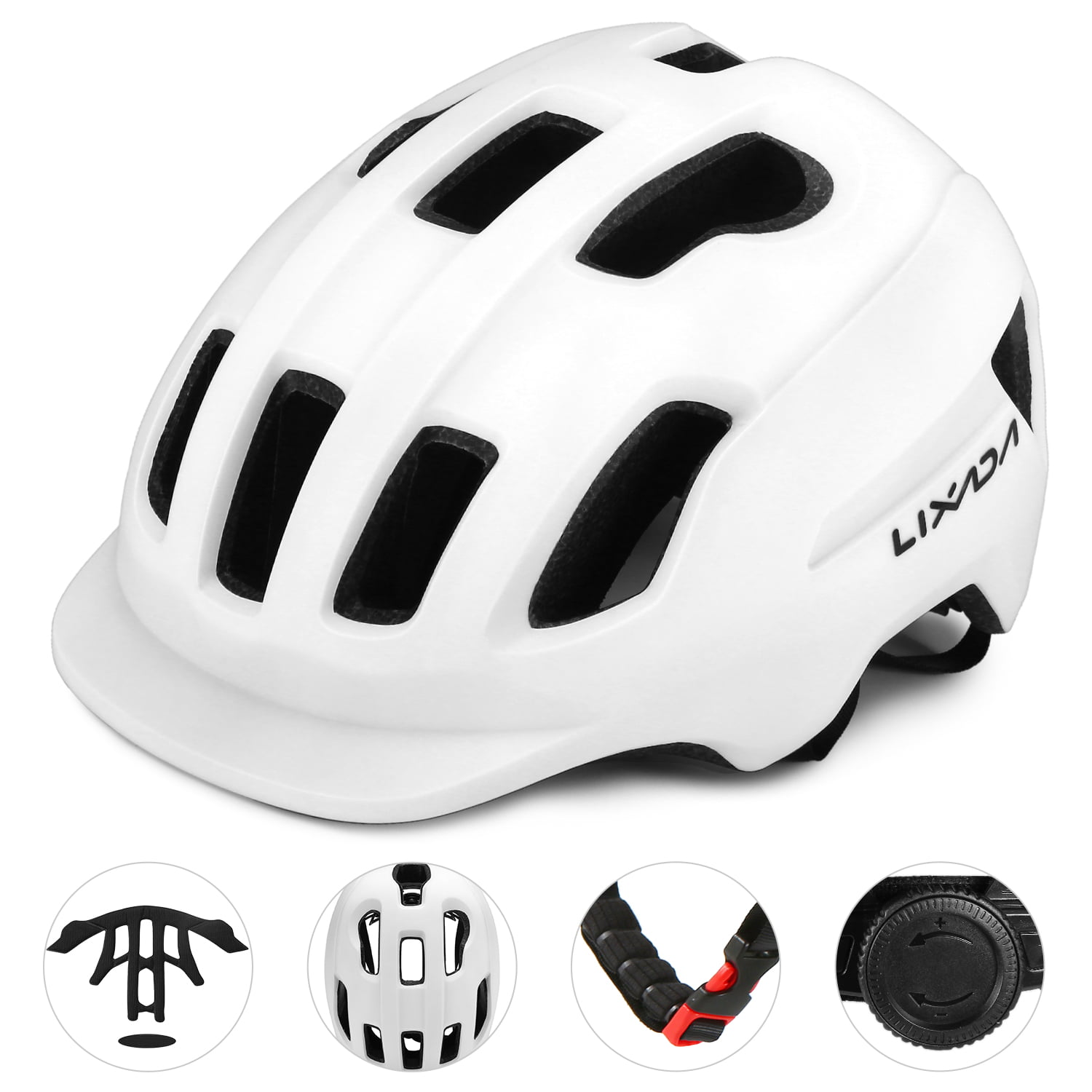 Details about   Bicycle Helmet Bike Cycling MTB Adjustable Unisex Safety Outdoor Sports Helmets 