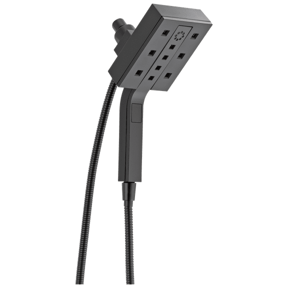4-Spray H2Okinetic® In2ition® Two-in-One Shower in Matte Black 58473-BL