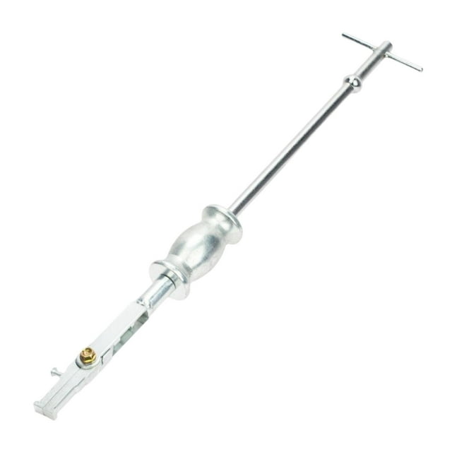 Remoquero de la rueda del extractor de martillo deslizante Reemplace piezas Manejo largo Conveniente plateado fácil de usar accesorios automotrices