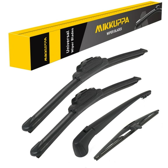 MIKKUPPA Windshield Wiper Blades Replacement for 2009-2015 Honda Pilot - Original Factory Quality Front and Rear Wipers Blade Set for My Car - 22"/21"/15"/14" (Pack of 4) U/J Hook