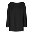 thumbnail image 3 of Puntoco-suéter de manga larga para mujer, Jersey holgado con cuello redondo, blusa, suéter de punto, liquidación de Navidad Puntoco Puntoco-3953, 3 of 5
