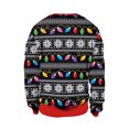 thumbnail image 2 of Faithtur Chandail en Molleton de Noël Unisexe Laid Hommes Femmes Impression Originale Renne Cloche Col Rond, 2 of 5