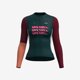 thumbnail image 3 of Maillot de ciclismo de manga larga para mujer SPEXCEL, nuevo, de corte aerodinámico, tejido de secado rápido y transpirable, UPF50+, 3 of 5