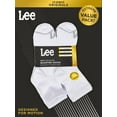 thumbnail image 5 of Lee Iconic Originals Quarter Low Cut Socks, 10-13, Heather Grey, 20-Pack, 5 of 7
