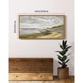 thumbnail image 3 of Drsoum 20x40in Natural Framed Vintage Landscape Large Canvas Wall Art Coastal Classic Wall Prints Modern Farmhouse Bathroom Office Decor, 3 of 6