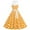 Yellow, variant on Mikilon Women's Vintage 1950s Cocktail Party Dress, Retro Pinup Wedding Guest Halter Swing Dress