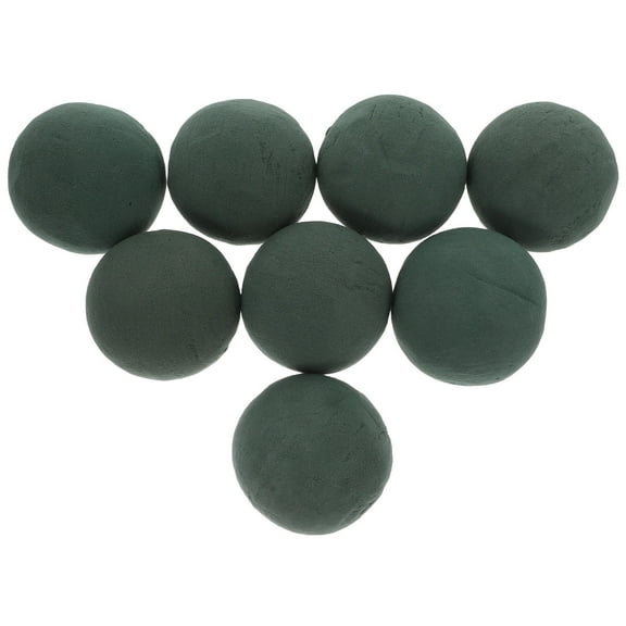 UPOUART 8Pcs Floral Foam Balls For Diy Flowers And Home Decor Olive Green 9.0In Diameter