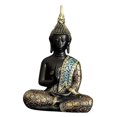 thumbnail image 4 of Figura de Buda de resina ornamento estatua de escultura de asiento de Buda coleccionable, 4 of 8
