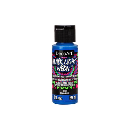 UPC: 0766218118035 | BLN05-30 DECOART BLACK LIGHT NEON PAINT 2OZ BLUE