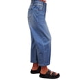 thumbnail image 4 of DOKOTOO Women's Barrel Jeans Wide Leg Vintage Mid Rise Y2k Baggy Boyfriend Ankle Denim Pants, 4 of 11