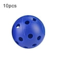 thumbnail image 2 of 10Pcs Golf Balls Elastic Safety PE Perforated Have Hole Golf Training Aids for Golf Lover, 2 of 8