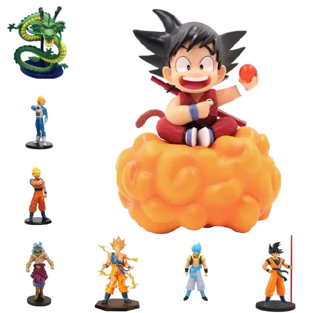 Figuras de acción de Dragon Ball Z, accesorios Kawaii, Goku, giocattolo, per, bambini, regalo, hobby791