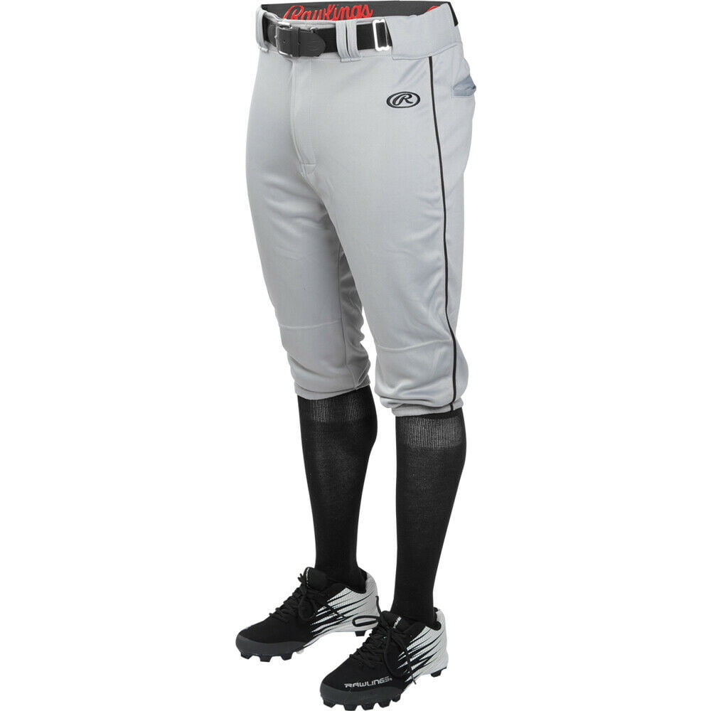 Rawlings Premium Knee High Fit Knicker Youth Baseball Pants With Custom Piping 