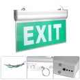 thumbnail image 3 of Ymiko 12pcs Escape Sign Light, 3W Acrylic Safety Indicator Lamp, For Emergency Evacuation Lighting Instructions, 3 of 8
