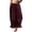 11# Wine, variant on Cropped Pants for Women High Waisted Lace Ruffle Wide Leg Pants Summer Lounge Cute Boho Beach Travel Pant Light Blue L