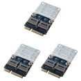 thumbnail image 1 of 3X 2 SSD HDD for Laptop Dual - SD SDHC SDXC TF to Mini PCIe Memory Card Reader MPCIe to 2 Mini-Sdcards Adapter, 1 of 5