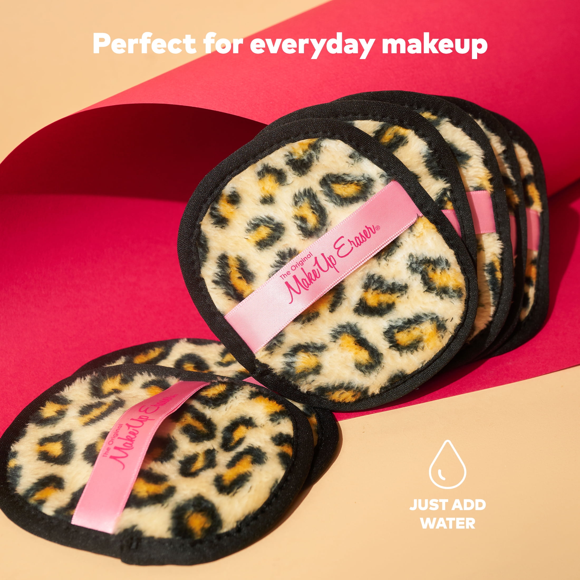 The Original MakeUp Eraser 7 Day Set for Adults and Teens, Leopard