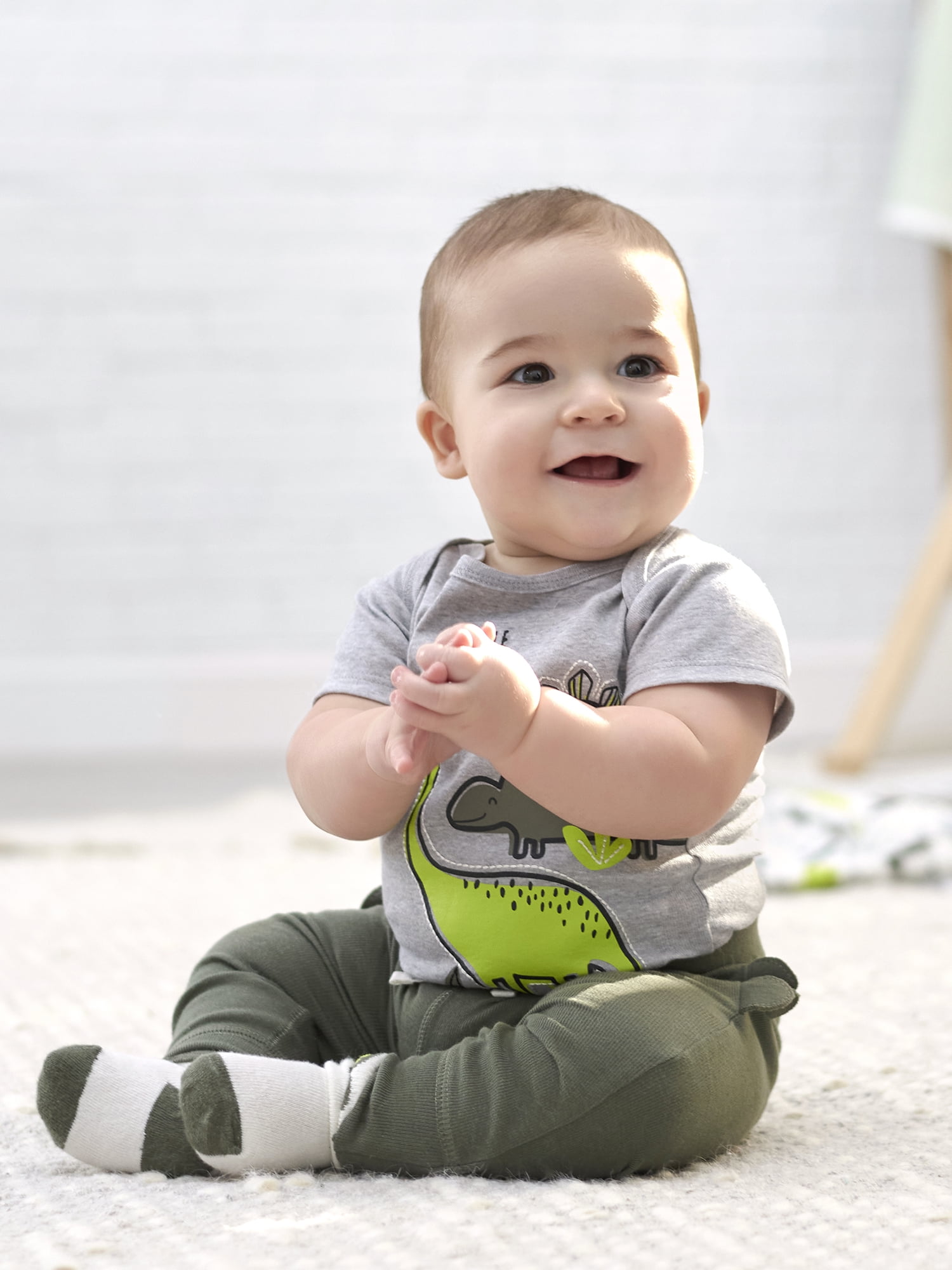 Gerber Baby Boy Pants, 4-Pack (Newborn-24 Months)