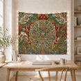 thumbnail image 5 of Wheel of Life Mandala With Snow Lion, Mystical Illustration for Spiritual Decor Lovers, Buddhist Wall Art, Housewarming Gift, Tapestry Wall Hanging for Bedroom and Meditation Room, 5 of 7