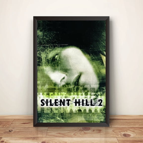 Silence Hill 2 Green Poster (Vectorized Design), Unframed Paper Poster 8x10in