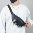 thumbnail image 2 of Bolso bandolera impermeable para hombre, mochila deportiva para exteriores, bolso de hombro ligero para viajes, mochila multiusos con puerto para auriculares para ir al trabajo., 2 of 6