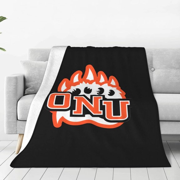 Ohio Northern University Blanket Large Luxury Fleece Soft Anti-Static Anti-Pilling Flannel Bed Blanket