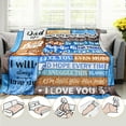 thumbnail image 4 of Christmas Stocking Stuffers Birthday Gifts for Woman Her Romantic Anniversary I Love You Gifts for Wife Girlfriend Fiancee Mothers Day Valentines Present Ideas Super Soft Throw Blanket 60X50, 4 of 5