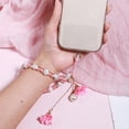 thumbnail image 3 of Mobile phone wristband creative crystal flower pendant anti-slip mobile phone lanyard wristband decoration., 3 of 5