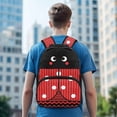thumbnail image 3 of Pzuqiu Kids Backpack for Students Age 6-18 17 Inch Ladybug Print Bookbag with Adjustable Straps Large Capacity School Bag for Elementary Middle High School Ideal Student Gift, 3 of 7