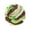 A006- Green, variant on Pet Snuffle Ball for Dogs - Interactive Foraging Toy with Soft Fabric Layers, Ginger Color, 6 Inch Diameter - Mental Stimulation Puzzle Toy for Puppies, Small Medium Large Dogs, Indoor Outdoor Use