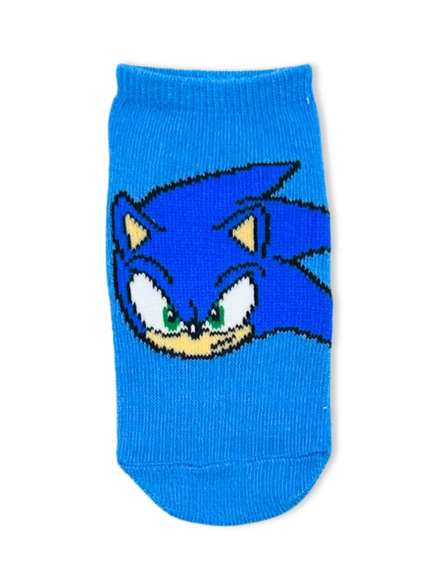 Sonic the Hedgehog Boys No-Show Socks, 6-Pack, Sizes S/M-M/L