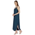 thumbnail image 3 of Inkmeso Robe d'Été Unie Aguichant pour Femmes à Bretelles Spaghetti Décontractée de Plage et de Villégiature Robe Maxi, 3 of 7