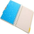 thumbnail image 4 of LEEYNEER 5 Subject Notebook，Wide Ruled Spiral Notebooks，A5 Travelers Notebook  Colored Dividers with Tabs   5.7”×8.27”  300 Pages, 4 of 7