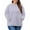 KN16-Light Purple, variant on Dwellite Oversized Sweatshirts for Women Cotton Long Sleeve Tops Crewneck Pullover Sweater Plus Size Clothes with Pocket Mint Green 6XL