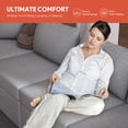 thumbnail image 3 of Besto 5 Seat Modular Couches and Sofas Sectional Sleeper Sofa Bed with Storage Ottoman, Light Gray, 3 of 15