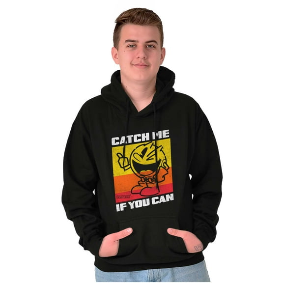 Retro Catch PACMAN Funny Arcade Game Hoodie Sweatshirt Women Men Brisco Brands S