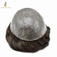thumbnail image 5 of LYRICAL HAIR Mens Hairpiece French Lace Toupee Hair for Men Human Hair Replacement Systems Fine Mono Mens Wig Male Hair Prosthesis, 5 of 6