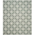thumbnail image 2 of SAFAVIEH Four Seasons Delbert Trellis Polyester Area Rug, Grey/Ivory, 8' x 10', 2 of 6