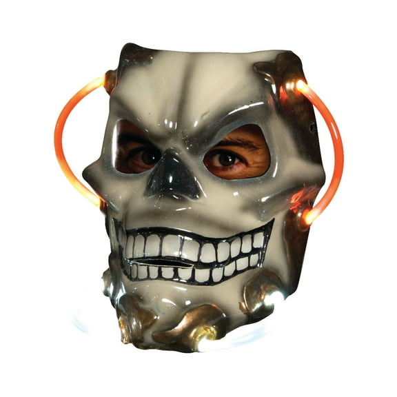 Rubies Costume Co Adult's Skull Light Up Skeleton Costume Accessory Mask