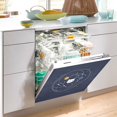 thumbnail image 2 of Yayeee Magnetic Dishwasher Cover for The Front Decoration Home Kitchen Machine Sticker Protector, White Cat Planet, 2 of 6
