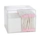 thumbnail image 2 of Caja Para Hisopos De Algodón Transparente, Dispensador De Soporte Para Almohadillas De Algodón, Rejillas Múltiples, Acrílico, A Prueba De Polvo, Ahorro De Espacio Con Tapa Para, 2 of 7