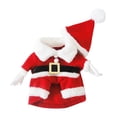 thumbnail image 2 of Trajes para proteger mascotas de Santa Claus Colco Ropa de disfraz sombrero de Navidad chaqueta capa cálida S S, 2 of 8