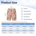 thumbnail image 4 of Cauagu Fall 70s Groovy Hippie Print Swim Trunks for Men,Youth Boys Swim Shorts Compression Liner Beach Shorts Boys' Swimming Shorts 7-20 Years Bathing Suit-Small, 4 of 7