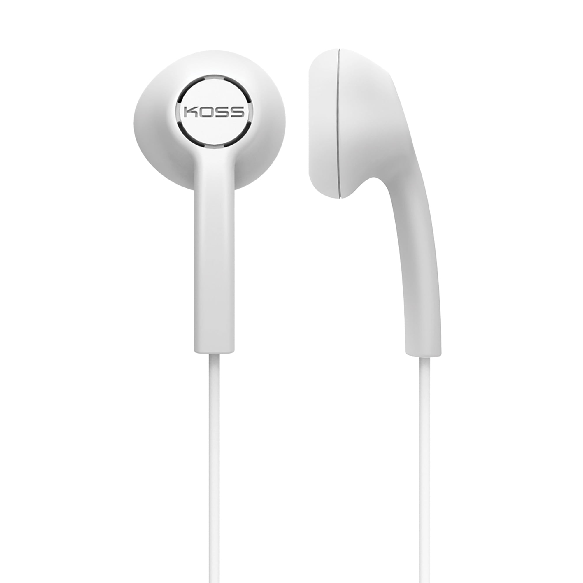 Koss In-Ear Headphones, Black/White, KE7 - Walmart.com