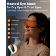thumbnail image 2 of FACEMOON Heated Eye Mask, USB, Moist Heat Compress, Dry Eye Relief, Washable Cover, Black, 2 of 10