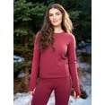 thumbnail image 6 of Ozark Trail Women’s Warmer Thermal Long Sleeve Seamless Fleece Top, Sizes XS-XXL, 6 of 6