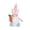 #10, variant on Fwttom Bunny Ear Easter Gnomes Handmade Faceless Spring Gnomes Decorations for Home Plush Tabletop Ornament