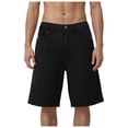 thumbnail image 1 of Ramiter Work Shorts for Men Men's Movement French Terry Short with Pockets Black,L, 1 of 4