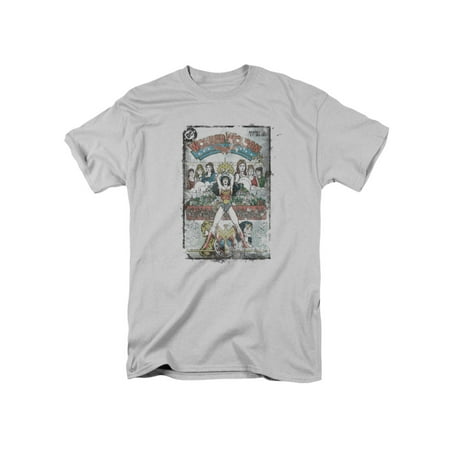 Trevco Dc-Vol 1 Cover - Short Sleeve Adult 18-1 Tee - Silver,